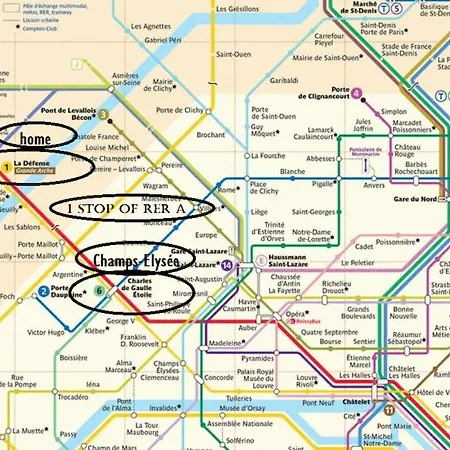 10 Min Walk To Metro Line 1, La Défense